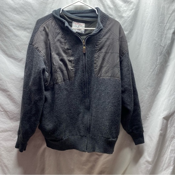 Vintage Orvis Wool Bomber Jacket Full Zip Lined Hunting Jacket Size XX Large - Picture 5 of 6